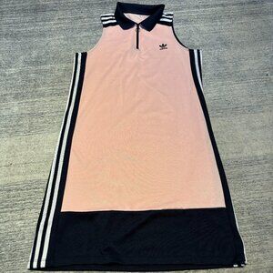 adidas Sleeveless Shift Dress Navy and Pink Size Large